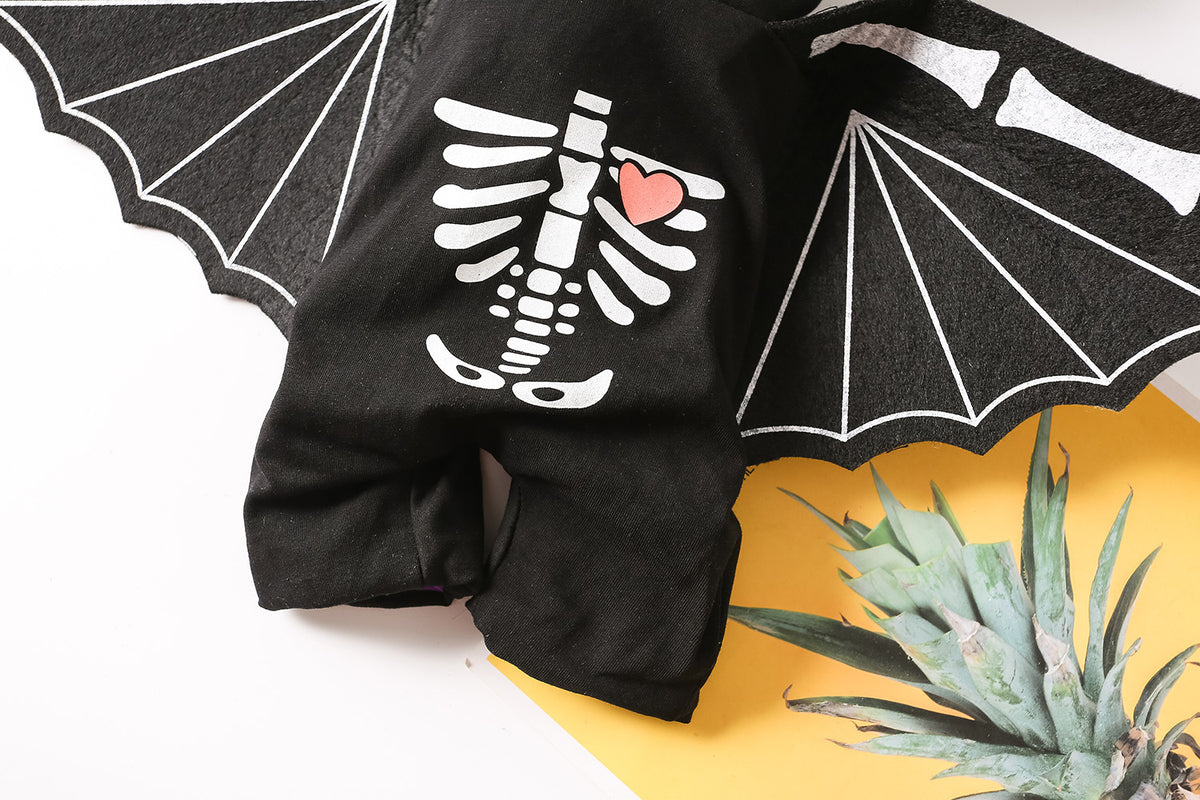 Pet Clothes Black Bat Dog