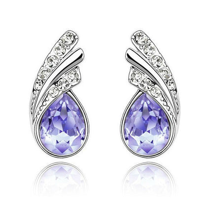 Crystal element earrings