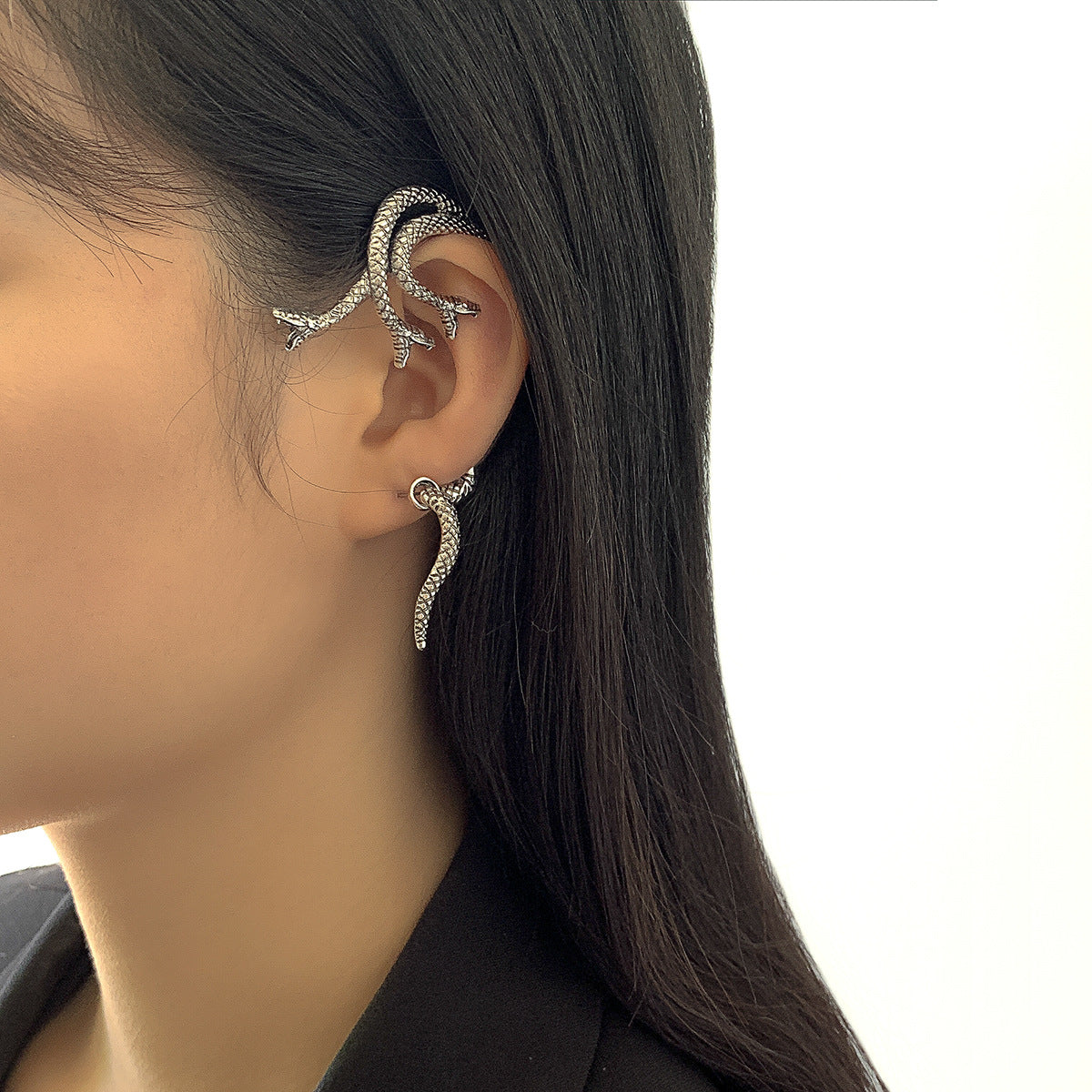 Punk Three-dimensional Animal Alloy Sweet And Cool Earrings