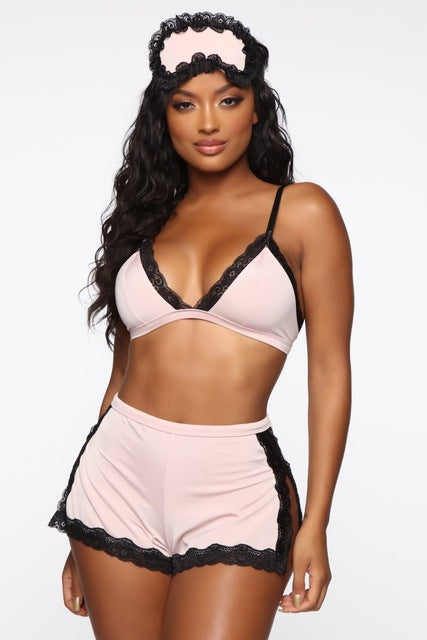 Women Sleepwear Lingerie Lace Bra pajamas