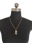 26 English Crown Letter Necklace Female Clavicle Chain