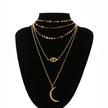 Retro exaggerated multi-layer necklace