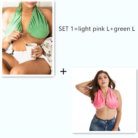 Towel Bra Bath Towel Hanging Neck Wrapped Chest shower towel underwear towel