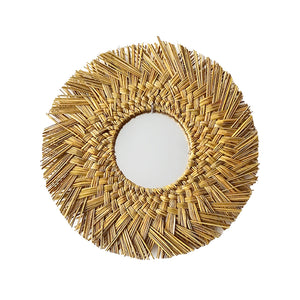 Nordic Style Retro Tassel Woven Wall-mounted Mirror