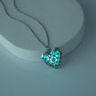European And American Hollow Luminous Heart Necklace Pendant