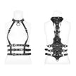 Steampunk Goth Leather Vest Stage Accessories