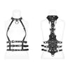 Steampunk Goth Leather Vest Stage Accessories