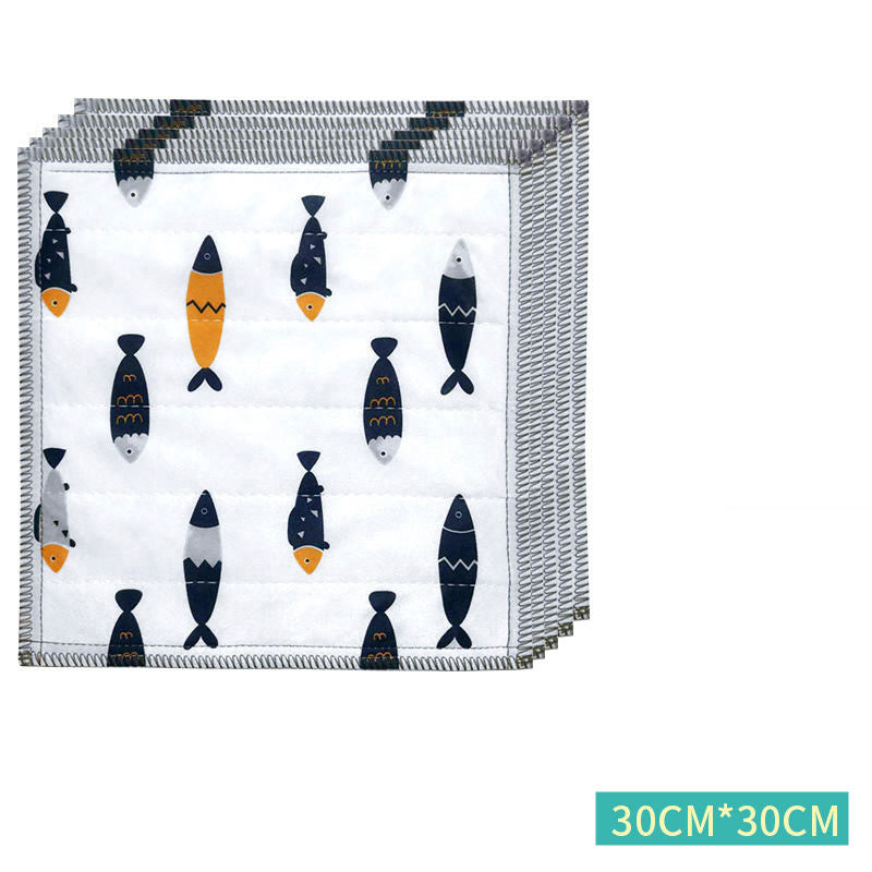 Dish Cloth Kitchen Housework Cleaning Supplies Water Absorbing