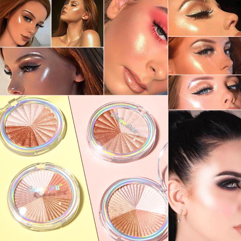Multi Color Baking Highlighting Enhances Silhouette And Contouring Powder