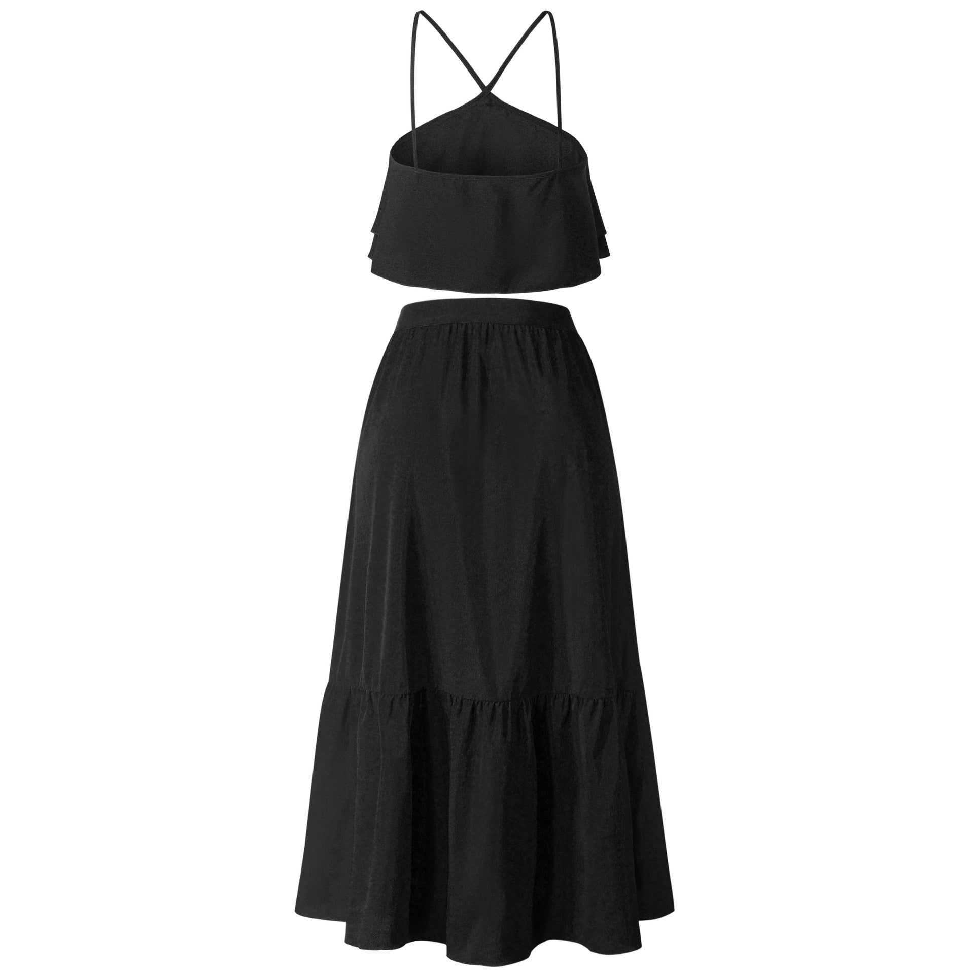 Women's chest strapless strapless two pieces