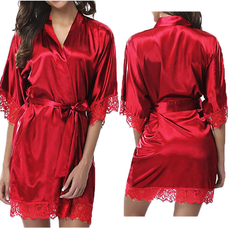 Faux Ice Silk Plus Size Nightgown pajamas