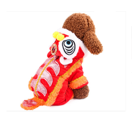 Cat dance lion pet funny dog cat funny costume