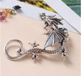 Mystical Dragon Long Ear Cuff Earring