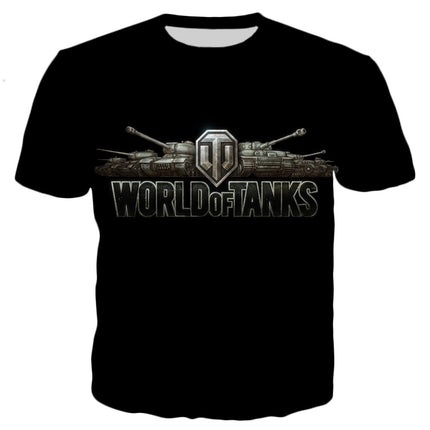 3D Digital Printing Casual Short-sleeved T-shirt