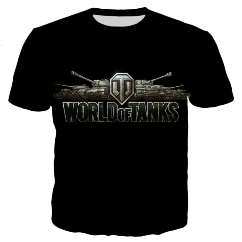 3D Digital Printing Casual Short-sleeved T-shirt