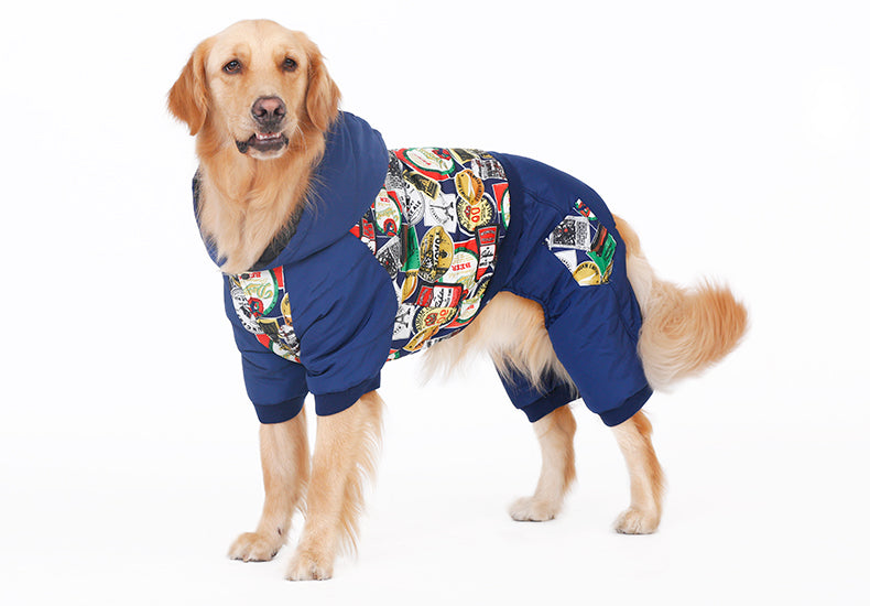 Dog casual printed clothes
