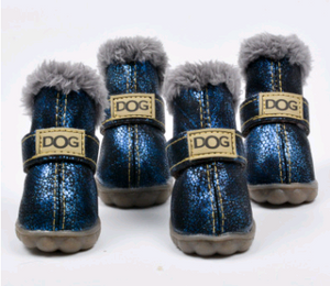 Dog Thick Snow Boots Keep Warm Teddy Autumn   Shoes