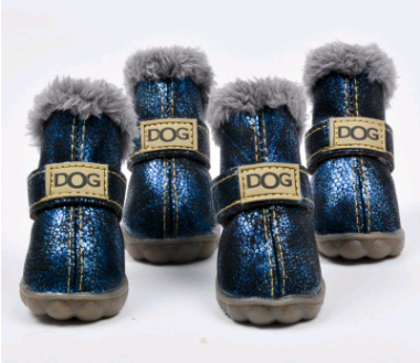Dog Thick Snow Boots Keep Warm Teddy Autumn   Shoes