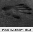 3 Pc Memory Foam Bath Mat Set Non Slip And Absorbent Bathroom Rugs Mats For Tub Shower Bath Room, Black