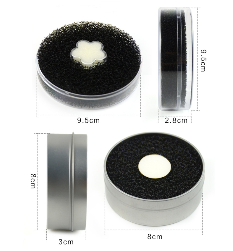 Cleaning Makeup Brush Sponge Cleaning Box Portable Makeup Cleaning Pad Makeup Brush Cleaning Box