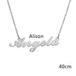 Necklace Alloy Pendant Font Fascinating Pendant Custom Name Necklace Personalized Necklace