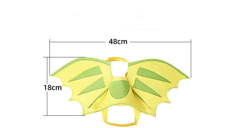 Alpscommerce cat  Pet Dinosaur Wings Makeover