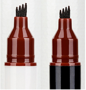 Double-headed Black Rod White Rod Eyebrow Pencil