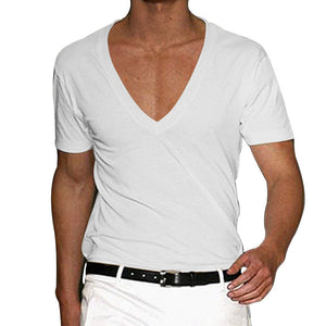 Men's Short Sleeved V-neck