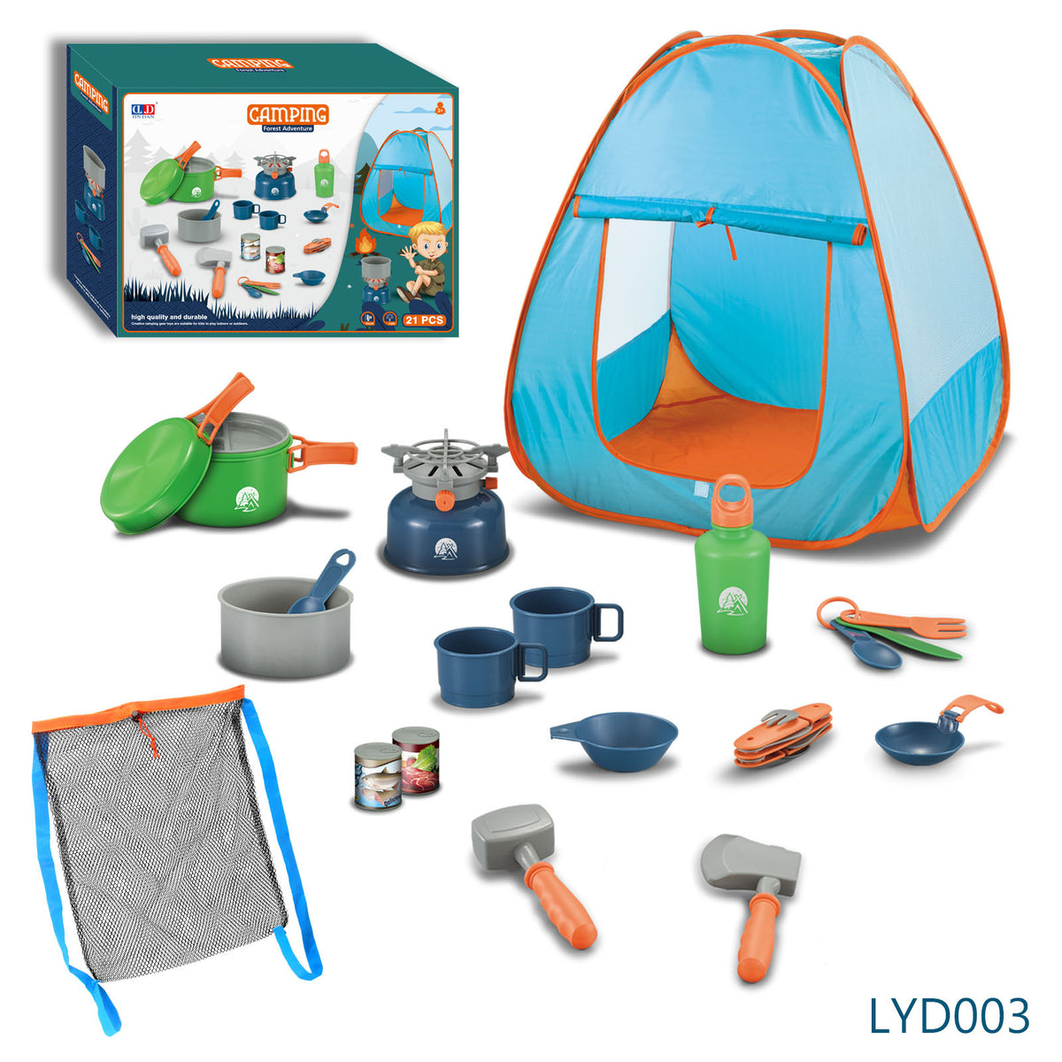 Alpcamers Children's Simulation Camping Tent Play House Toys Outdoor