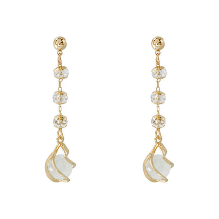 Crystal opal earrings