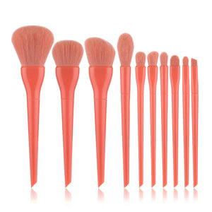 10 candy-colored makeup brushes