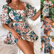 Womens Dresses Large Size Floral Print Dress