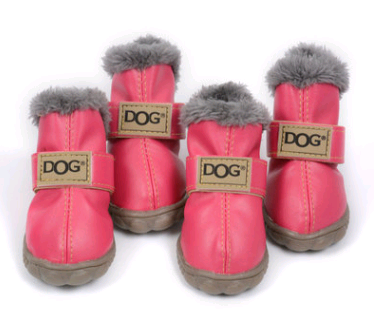 Dog Thick Snow Boots Keep Warm Teddy Autumn   Shoes