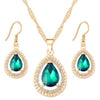 Drop jewel pendant