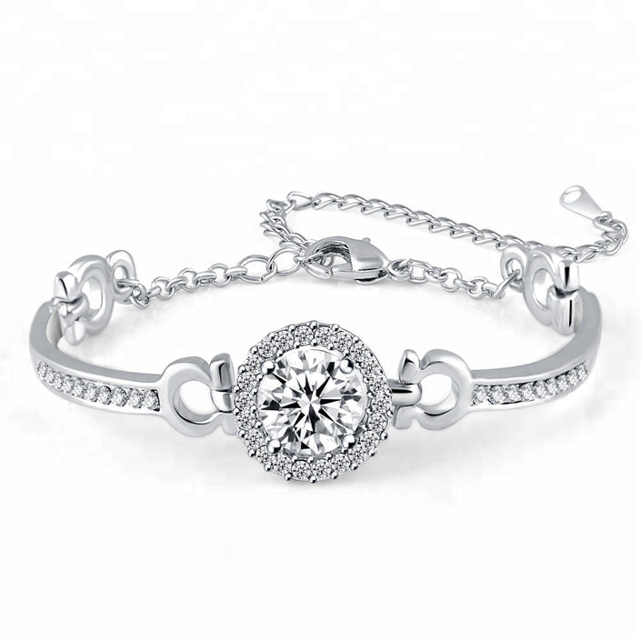 Hearts and Arrows Zirconium Bracelet