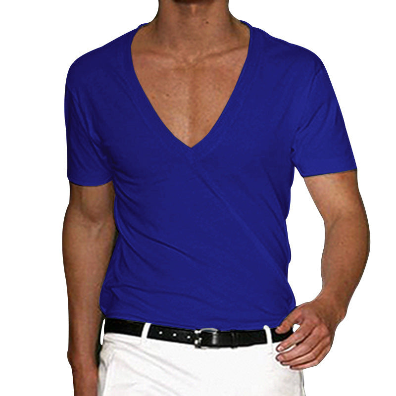 Men's Short Sleeved V-neck