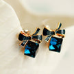Bow Cube Earrings