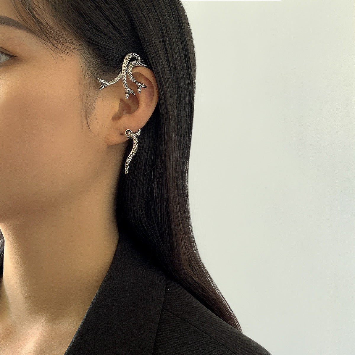 Punk Three-dimensional Animal Alloy Sweet And Cool Earrings