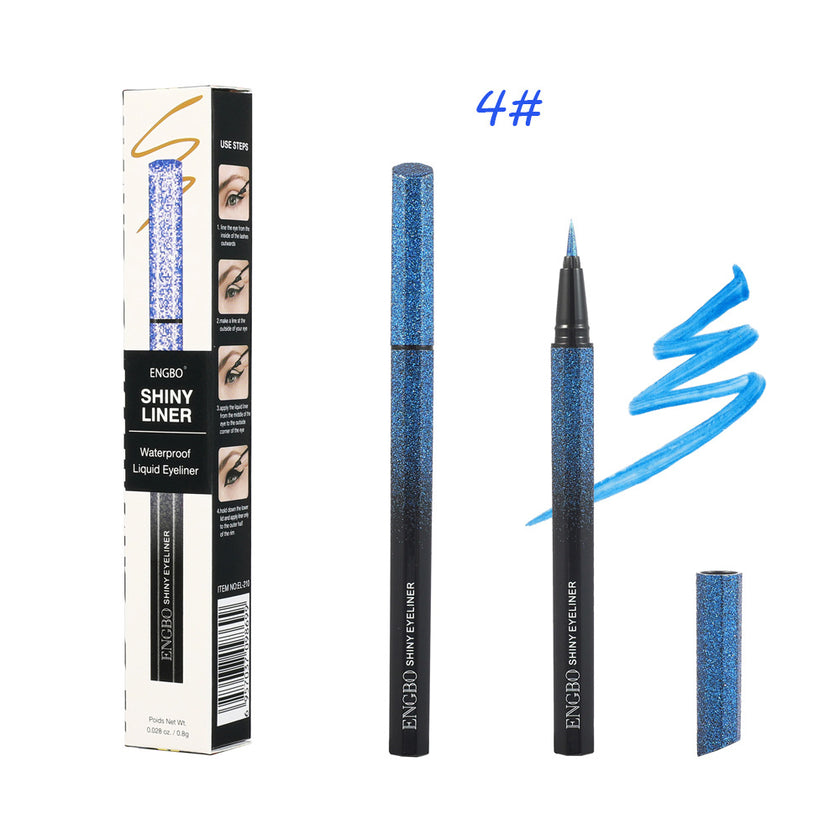 Color Quick Drying Starry Pearlescent Eyeliner