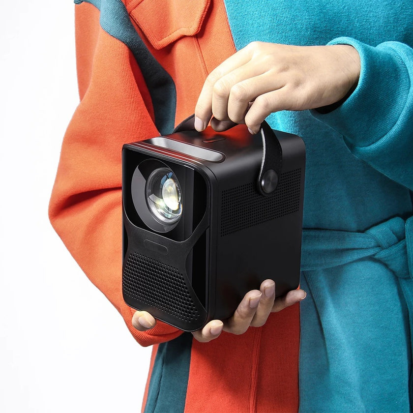 Projector Home HD 1080P Portable Projector Office Wifi Mobile Phone With Screen Home Theater