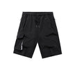 Quick-dry Breathale Solid Thin Cool Elastic Waist Men Pants Zipper Pocket Sports Light Shorts