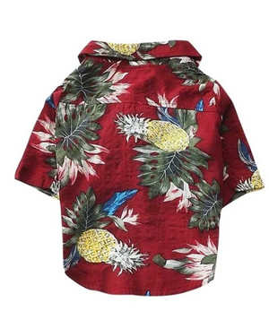 Hawaiian dog style shirt clothes