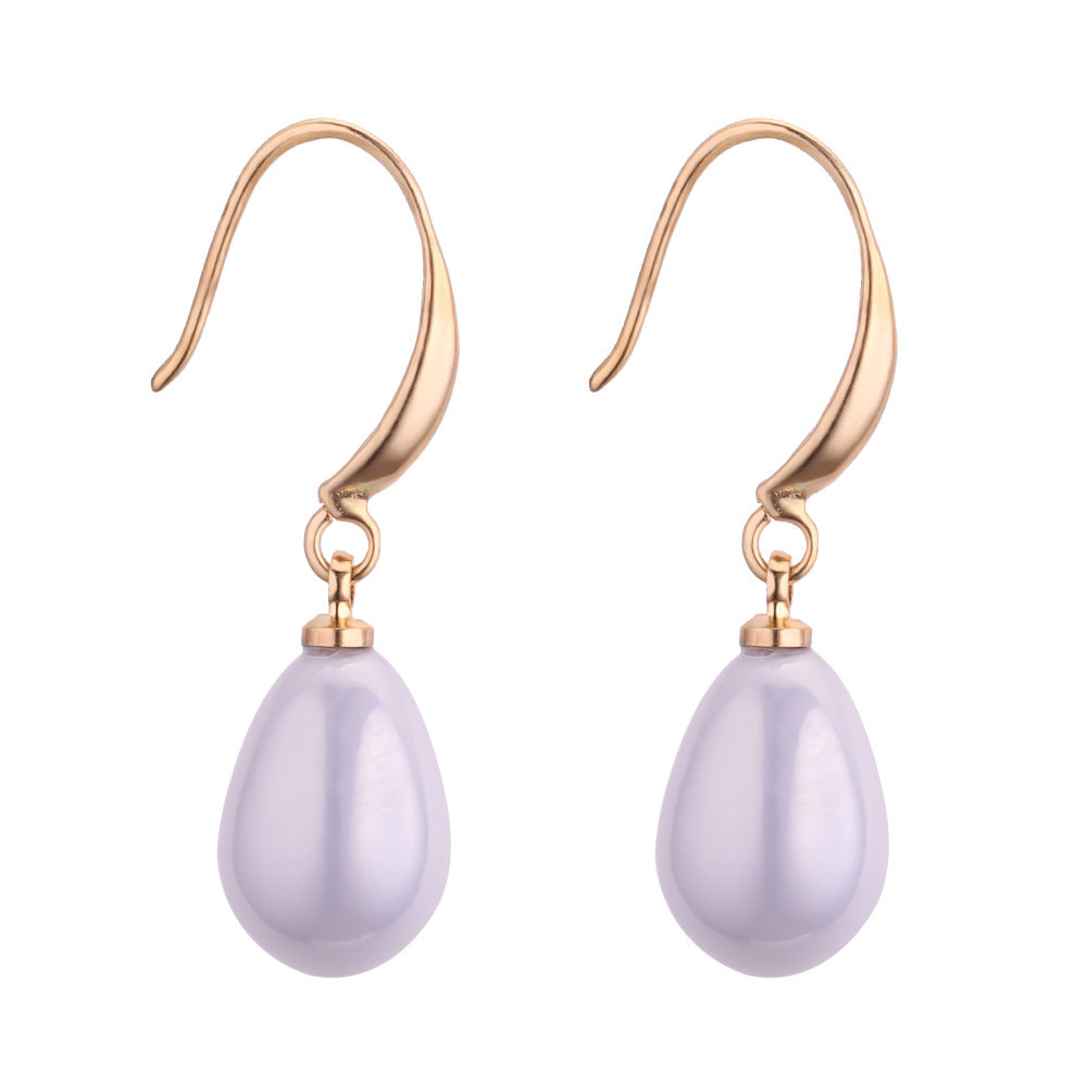 Pearl elegant drop earrings