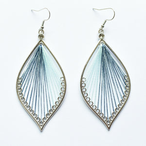 Handmade leaf earrings