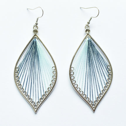 Handmade leaf earrings