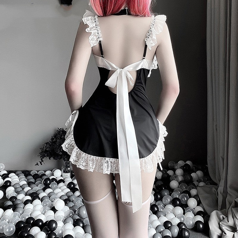 Servant And Maid Uniform Suit Lace Bandage