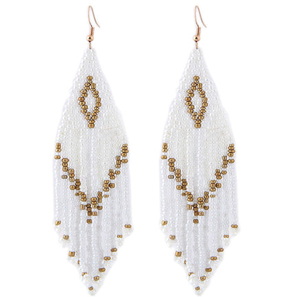 Bohemian fringed earrings