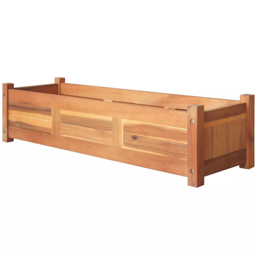 Garden Raised Bed Acacia Wood 19.7