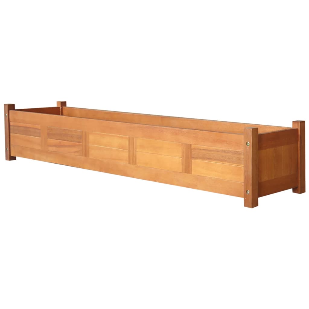 Garden Raised Bed Acacia Wood 19.7