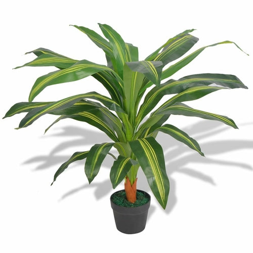 Artificial Dracaena Plant with Pot 35.4